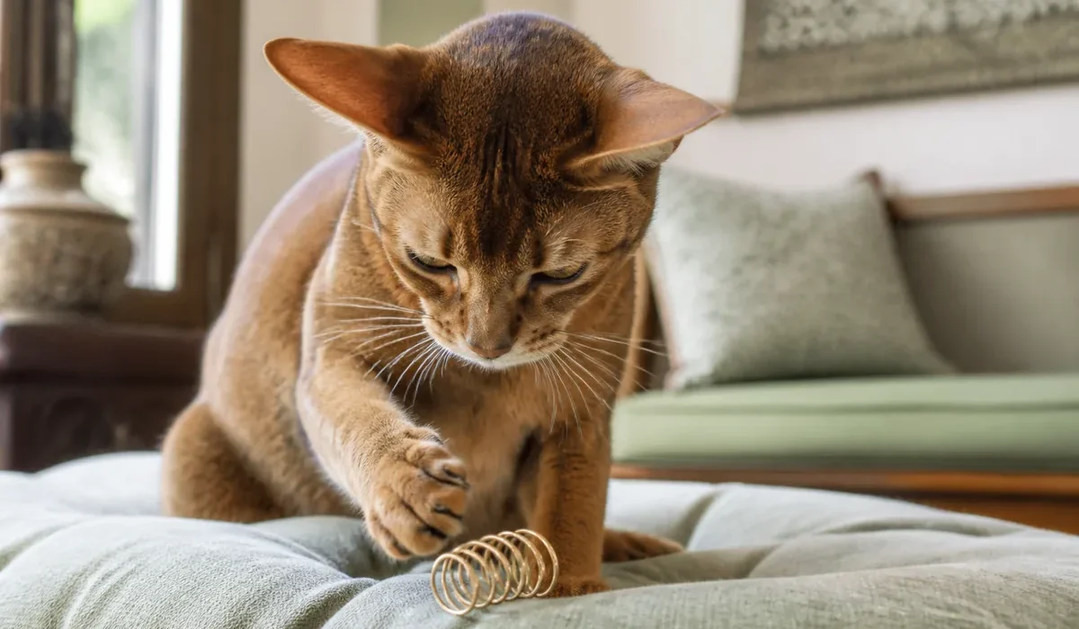แมวกำลังเล่นของเล่นแมว — cat toys แบบไหนดี ไทย