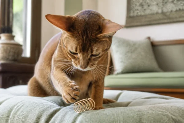 แมวกำลังเล่นของเล่นแมว — cat toys แบบไหนดี ไทย