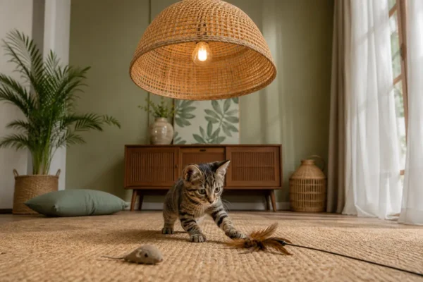 แมวกำลังเล่นของเล่นแมว — cat toys แก้เบื่อ ไทย 2026