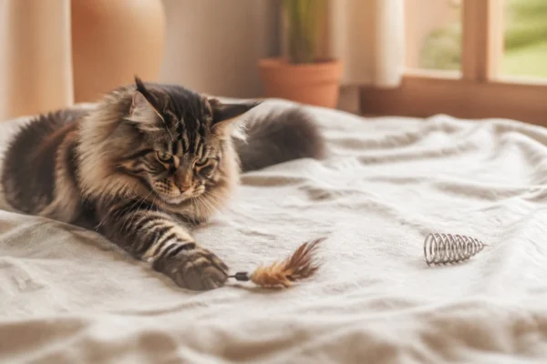 แมวกำลังเล่นของเล่นแมว — cat toys ทนกัด ไทย