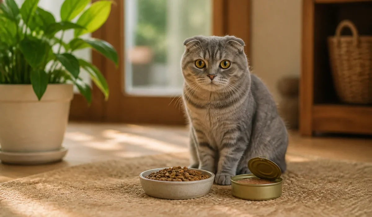 แมวกินอาหารแมวจากชาม — อาหารแมว grain free