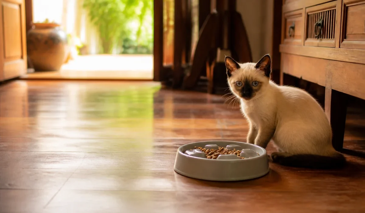 แมวกินอาหารแมวจากชาม — cat food เลือกยังไง ไทย