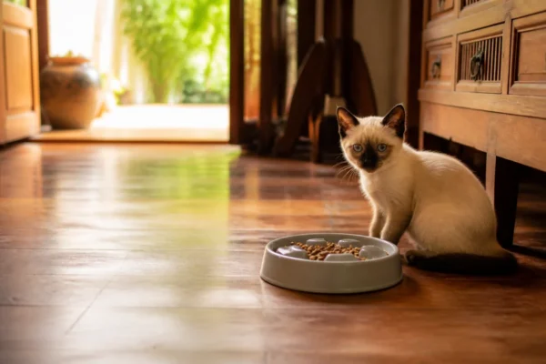 แมวกินอาหารแมวจากชาม — cat food เลือกยังไง ไทย