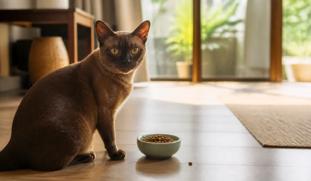 แมวกินอาหารแมวจากชาม — cat food ลดน้ำหนัก ไทย รีวิว 2026